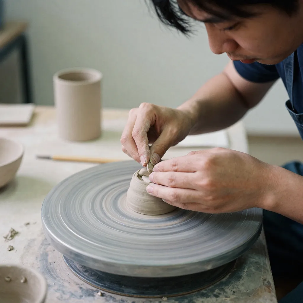 Ceramic mug in progress