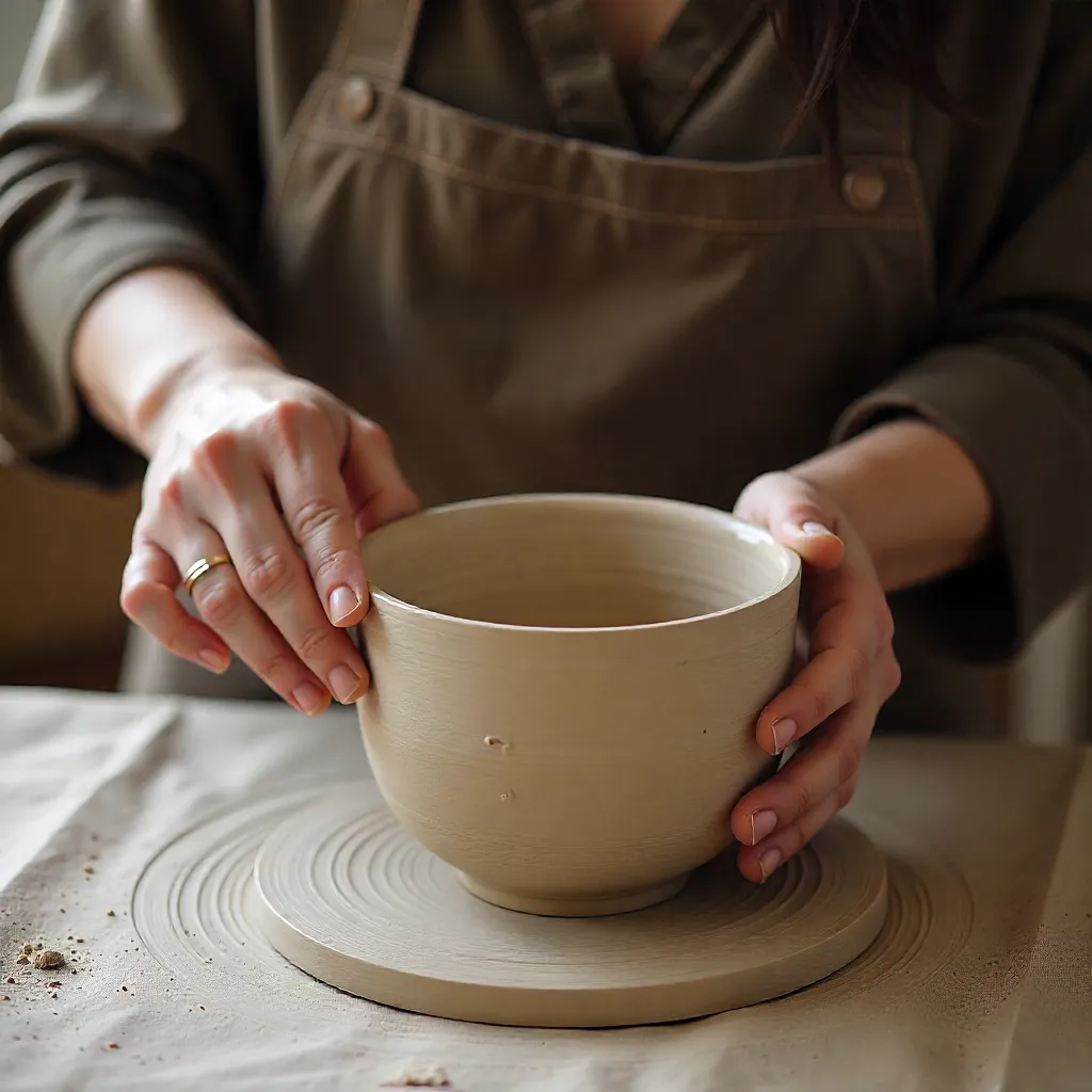 Ceramic sculpture with mindful design